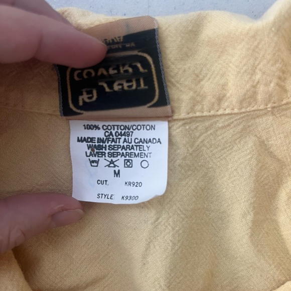 Vintage Yellow Button Up - Picture 4 of 4